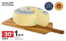 Carrefour Asiago DOP Terre d’Italia offerta