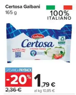 Carrefour CERTOSA GALBANI offerta