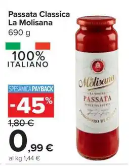 Carrefour Passata Classica La Molisana offerta