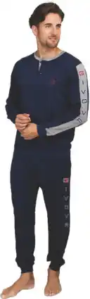 MD Discount PIGIAMA LUNGO IN JERSEY offerta