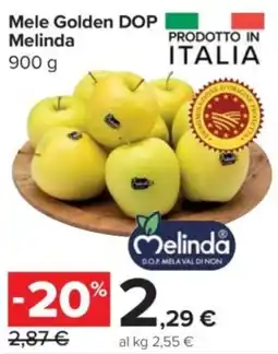 Carrefour Express Mele Golden DOP Melinda offerta