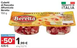 Carrefour Express Cubetti di Pancetta Affumicata Beretta offerta