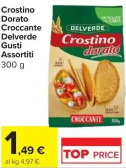Carrefour Express Crostino Dorato Croccante Delverde offerta