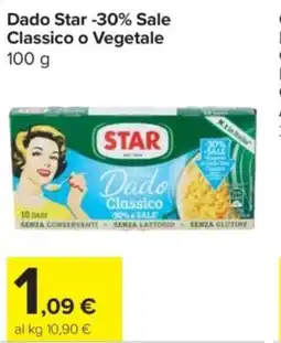 Carrefour Express Dado Star -30% Sale Classico o Vegetale offerta