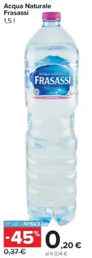 Carrefour Express Acqua Naturale Frasassi offerta