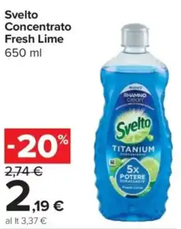 Carrefour Express Svelto Concentrato Fresh Lime offerta