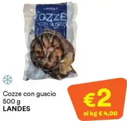 Unes Cozze con guscio LANDES offerta