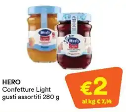 Unes HERO Confetture Light offerta