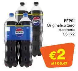 Unes PEPSI Originale o zero zucchero offerta