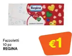 Unes Fazzoletti 10 pz REGINA offerta