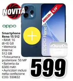 MediaWorld oppo Smartphone Reno 15 512 offerta