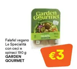 Unes Falafel vegano Le Specialità con ceci e spinaci GARDEN GOURMET offerta