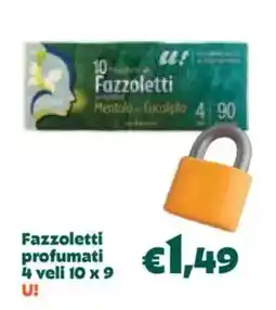Unes Fazzoletti profumati 4 veli 10 x 9 U! offerta