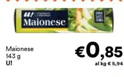 Unes Maionese U! offerta