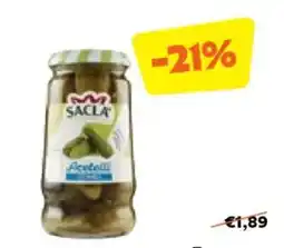 Unes Cetrioli Acetelli SACLÀ offerta