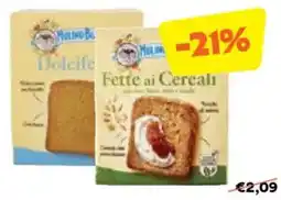 Unes Fette Malto d'Orzo, Dolcifette, ai Cereali biscottate MULINO BIANCO offerta