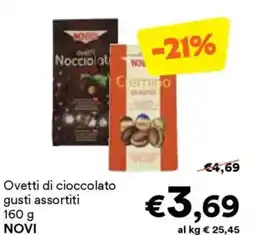 Unes Ovetti di cioccolato NOVI offerta