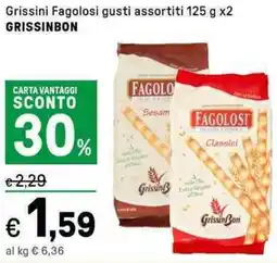 Iper La Grande Grissini Fagolosi GRISSINBON offerta