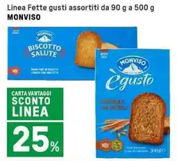 Iper La Grande Linea FetteMONVISO BISCOTTO SALUTE MONVISO offerta