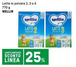 Iper La Grande Latte in polvere 2, 3 o 4 MELLIN offerta