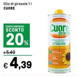 Iper La Grande Olio di girasole CUORE offerta