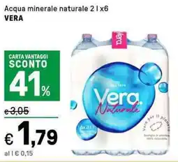 Iper La Grande Acqua minerale naturale VERA offerta