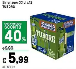 Iper La Grande Birra lager TUBORG offerta