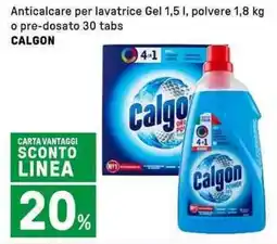 Iper La Grande Anticalcare per lavatrice Gel , polvere o pre-dosato 30 tabs CALGON offerta