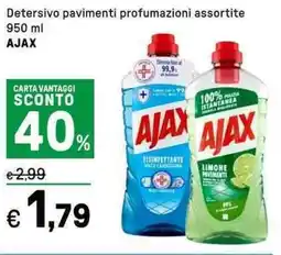 Iper La Grande Detersivo pavimenti AJAX offerta