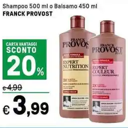 Iper La Grande Shampoo o Balsamo FRANCK PROVOST offerta