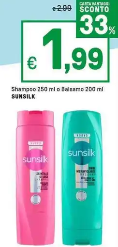 Iper La Grande Shampoo o Balsamo SUNSILK offerta