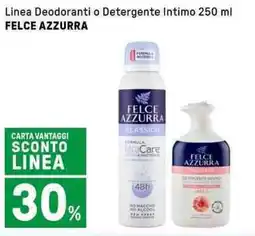 Iper La Grande Linea Deodoranti o Detergente Intimo FELCE AZZURRA offerta