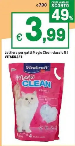 Iper La Grande Lettiera per gatti Magic Clean classic VITAKRAFT offerta