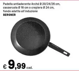 Iper La Grande Padella antiaderente Arché Ø 20/24/26 cm BERGNER offerta