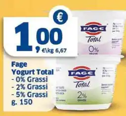 Sigma Fage Yogurt Total offerta