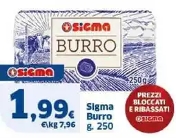 Sigma Sigma Burro offerta