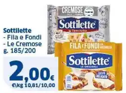 Sigma Sottilette - Fila e Fondi - Le Cremose offerta