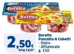 Sigma Beretta Pancetta A Cubetti Dolce Affumicata offerta