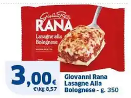 Sigma Glovanni Rana Lasagne Alla Bolognese offerta