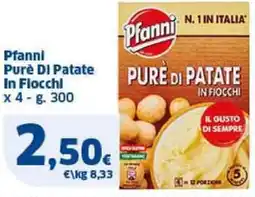 Sigma Pfanni Purè DI Patate In Flocchi x 4 offerta