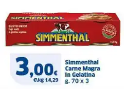 Sigma Simmenthal Carne Magra In Gelatina offerta