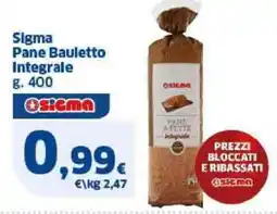 Sigma Sigma Pane Bauletto Integrale offerta