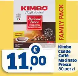 Sigma Kimbo Cialde Caffè Macinato Fresco 80 pezzi offerta