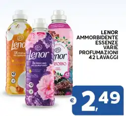 Extra Supermercati Lenor ammorbidente essenze varie profumazioni offerta