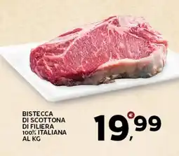Extra Supermercati Bistecca di scottona di filiera 100% italiana offerta