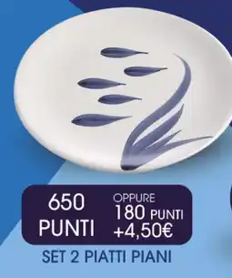 Extra Supermercati Set 2 piatti piani offerta