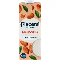 Spazio Conad BEVANDA VEGETALE ZERO ZUCCHERI PIACERSI CONAD offerta