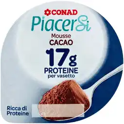 Spazio Conad DESSERT O MOUSSE PROTEICI CONAD PIACERSI offerta