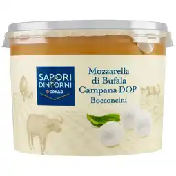 Spazio Conad BOCCONCINI DI MOZZARELLA DI BUFALA CAMPANA DOP SAPORI&DINTORNI CONAD offerta