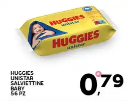Extra Supermercati Huggies unistar salviettine baby offerta